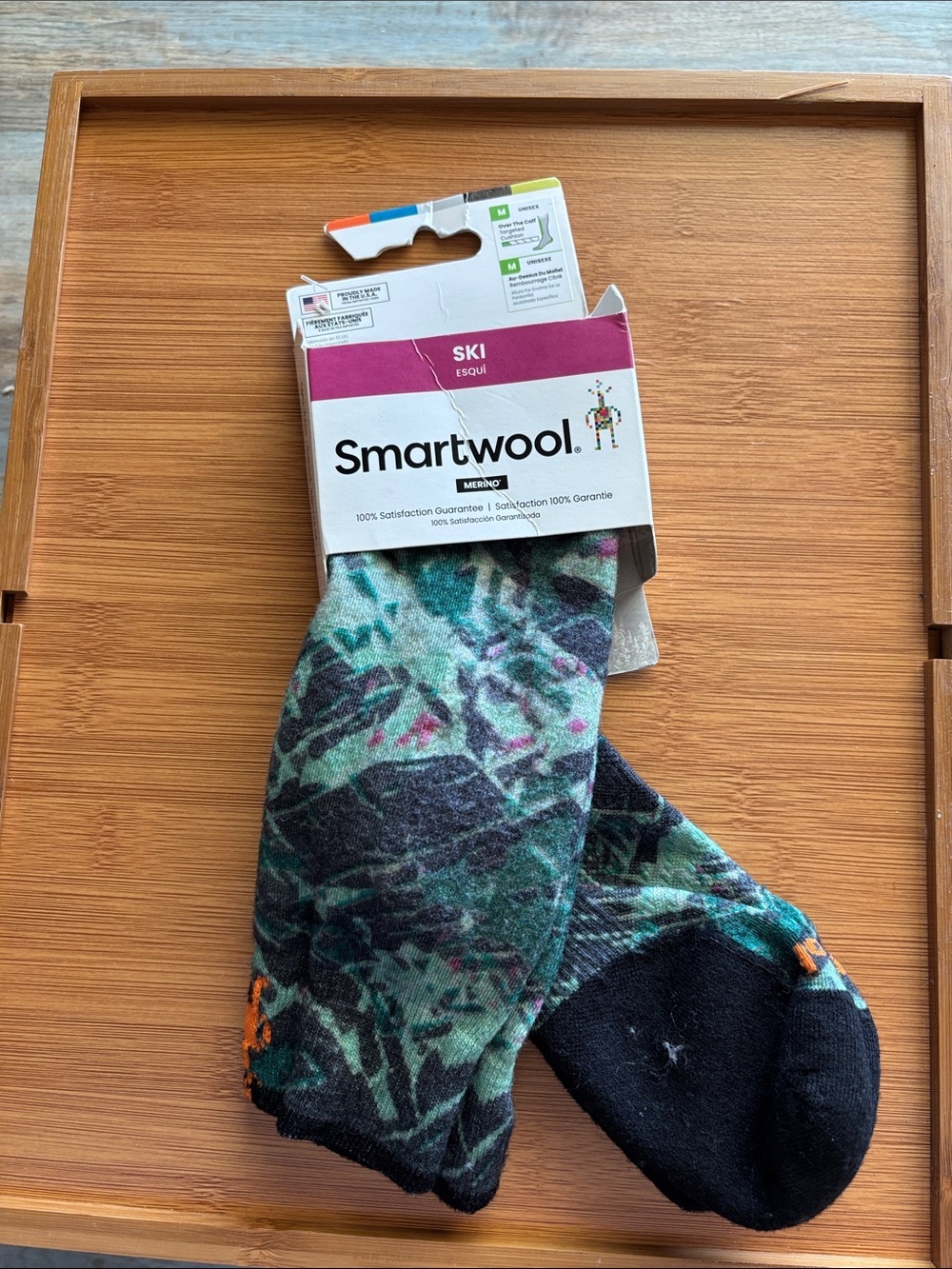 Smartwool Unisex Athletic Ski Socks -Funky